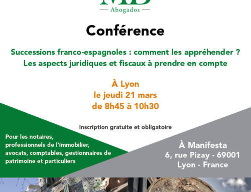Conférence – Successions franco-espagnoles – à Lyon