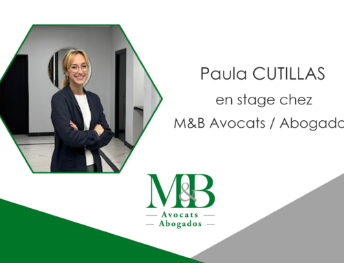 M&B Avocats vous présente Paula Cutillas, stagiaire à Madrid et future collaboratrice