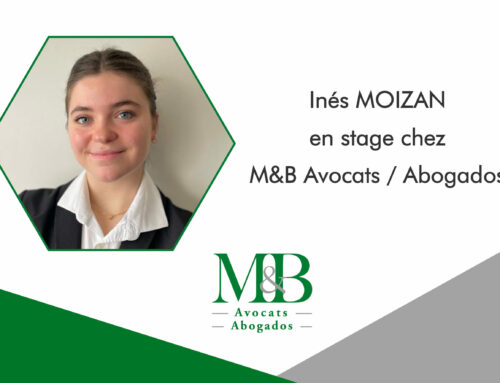 M&B Avocats vous présente Inés Moizan, stagiaire à Paris