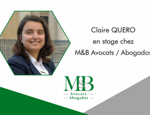 M&B Avocats vous présente Claire Quero, stagiaire à Paris