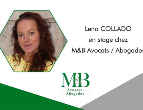 M&B Avocats vous présente Lena Collado, stagiaire à Paris