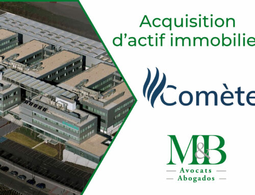 M&B Abogados conseille la SCPI COMÈTE dans une opération d’investissement immobilier locatif d’un parc technologique à Getafe, près de Madrid