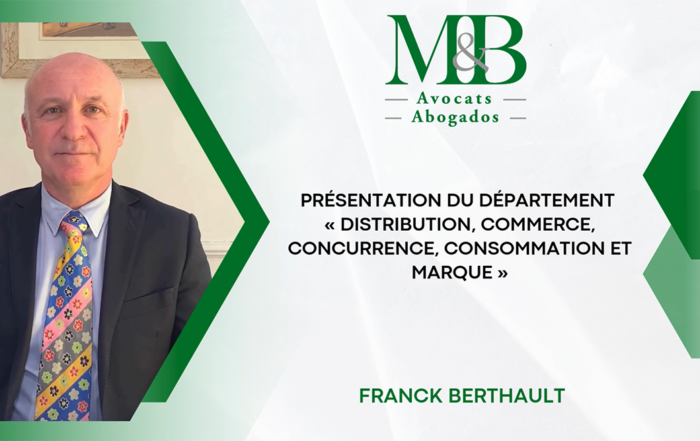 Franck Berthault - video département droit économique et droit des marques copia