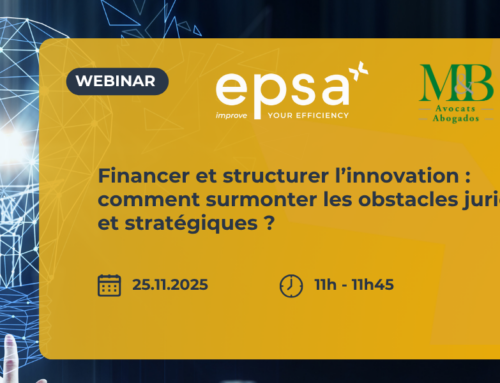 Webinaire – Financer et structurer l’innovation : comment surmonter les obstacles juridiques et stratégiques ?